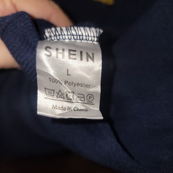 Mens/womens Sz L Silly Goose Navy Blue Sweatshirt Whimsy - Picture 6 of 6